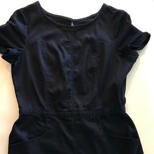 Gap Dress 1969ed with cap sleeves and open back.